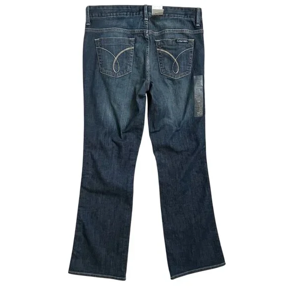 NWT Calvin Klein Ultimate Bootcut Jeans Size 8x32 - Picture 3 of 9